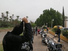We ride a short distance to the Desert Inn for breakfast