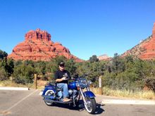 Bell Rock in background. Sedona, AZ