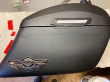 ditched the reflectors on my bags and re-purposed my tank badges.