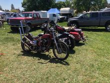 Knuck ridden to Oley from Brooklyn, with camping gear.