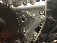 photo #2 taken after install, numbers facing inward .  turns fine