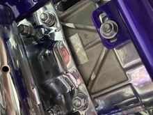 one shock on to the left and working on the other one !But patience as it getting there and I'm happy the way it looks 