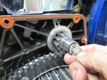 I can push the gear off center with a little resistance.
