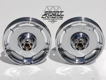 06-08 Street Glide chrome wheels by Sport Chrome