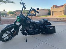 My 2016 Fatboy S that I turned into a bagger.