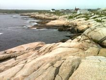 Typical scene along the coast of Nova Scotia.