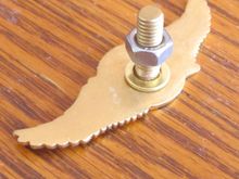 My reproduction with a threaded post for a secure Mounting