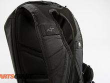 Large shoulder straps provide comfort and a secure hold.