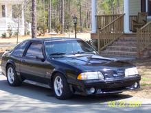 91 Stang GT also taken to the road course at LimeRock Ct