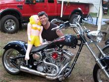 2010 biker event, this is bubby's bike and his girl friend