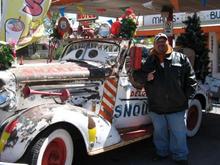 Snow Cap Christmas car in Seligman, AZ