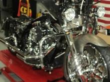 finished bars other than clutch cable and also the ceramic Rush header pipe