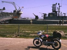 1970, Mobile, Alabama, Honda 305 Superhawk, riding Southern states for days with no destination in mind