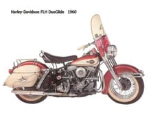 HD FLH DuoGlide 1960