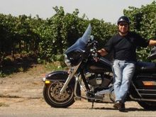 HD Fairing, no stripes, black. Fits all flht &amp; models I am told.
From fly and ride rental bike. Can email more photos.