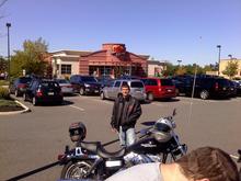 My Son and I out @ Red Robin..