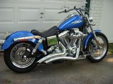 New Bars, Speedo, Chrome knuckles, mirrors, Headlight,V&amp;H pipes, D&amp;M spike, Lowering Shocks, Tank lift