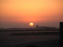 Sunrise at Camp Anaconda....Balad, Iraq