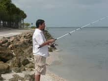 Fishing the Causeway in Clearwater