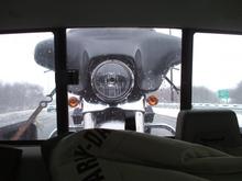 View from the back window