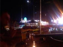 santa monica peir at night