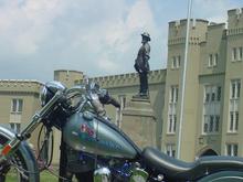 Standing with Stonwall Jackson.