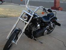 2010 Wide Glide with 10" Mini Apes installed