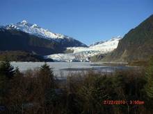 Mendenhall Glacier in the back ground