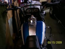1991 FLHS Electra Glide Sport stock console.