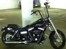 Full View of the bike. I love the blackness and few chrome parts :-D