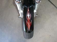 Front fender pinstriping