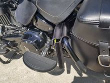 Inconspecuous and does not interfere with Passenger foot