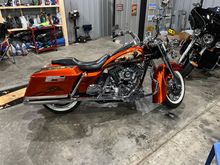 Cleaned up the Road King for car show season