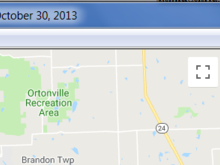 GPX file name at the top.  Route names in pull-down position list