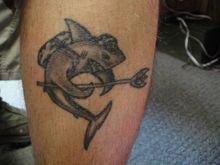 USMC Combat Water Survival shark, earned not given.