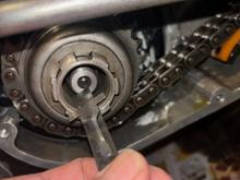 Crank in a 1/2" from extension face as original shovelhead in what an inch?