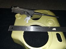 I printed a very rough M2 .50 for scale reference 
