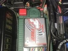 have a lithium battery I just put in with all mods, so I had extra room for wires, also have a badlands module wired in there as I have breakout rear fender, and all custom dynamic led,,,,