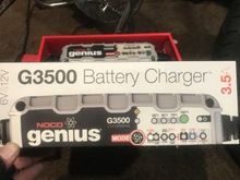 ENTER "GOD" CHARGES MORE STYLES, COMES WITH JUMPERS FOR CAR BATTERY, AND CAN JUMP IT AFTER LAYING A BOOST CHARGE, GOOD FOR ME IT SNOWS HERE!!!
