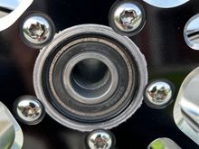 Pic with mark around bearing throttle side 