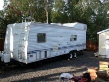 2000 toyhauler Harley hauler and mobile home for across country  49 states and Canada with all the comforts