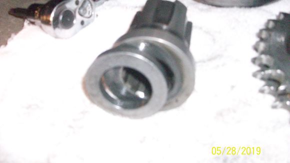 This is the .249" spacer which checked out with the service manual.