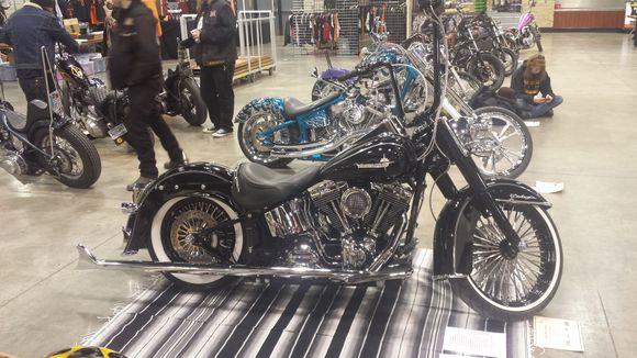 At the 2015 Donnie Smith Bike Show - St. Paul, MN RiverCentre. Took 2nd Place!