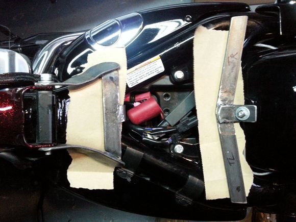 Project should be reversible, so no drilling in the frame, no cutting, no welding, all bolt on.