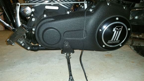 left mount is on, torqued to 35ft-lbs