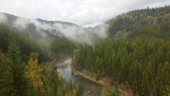 View from BC-3, British Columbia.