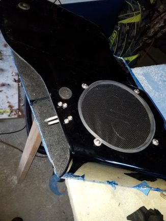 The rubber surround was getting hung up on the carpet of the bag.