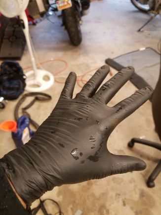 Safety Third! But seriously. Wear gloves because this stuff burns.