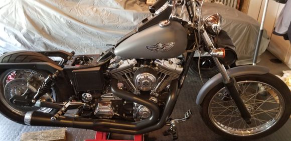 Then.....since I have tins off, lets do a taillight/turn signal delete and license relocate.