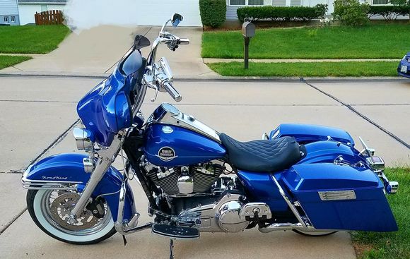 2009 RKC,.Flame Blue Pearl, 16 Gangsta Apes, Dead Center Cycles Fairing